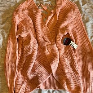 Walmart junior 2-way sweater